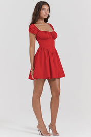 Mini Dress – Ruched Bodice – Feminine Day-to-Night Style
