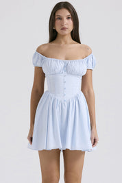 Mini Dress – Ruched Bodice – Feminine Day-to-Night Style