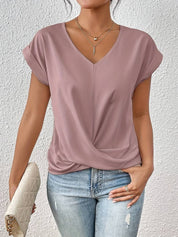 Short Sleeve V-Neck Shirt