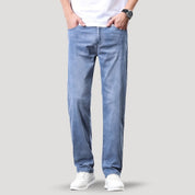 Straight-leg jeans