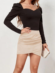 Suede Skirt