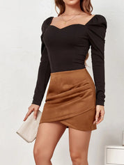 Suede Skirt