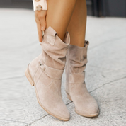 Suede Slouchy Ankle Boots – Luxurious Comfort – Everyday Chic Style 3
