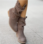 Suede Slouchy Ankle Boots – Luxurious Comfort – Everyday Chic Style 5