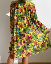 Tropical bikini set with cover-up 3