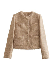 Tweed Vest – Elegant Design – Versatile Layering Piece 1