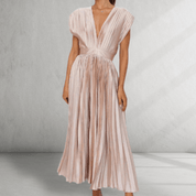 V-neck maxi dress