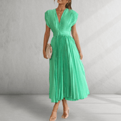 V-neck maxi dress