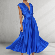 V-neck maxi dress