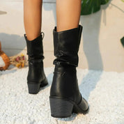 Western Boots – Block Heel – Chic Autumn Style for Women 2
