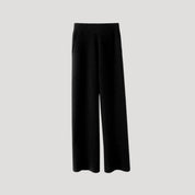 Wide-leg knit pants