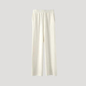 Wide-leg knit pants