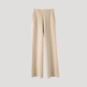 Wide-leg knit pants