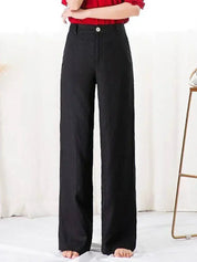 Wide Leg Linen Pants – High Waist – Effortless Summer Style 4
