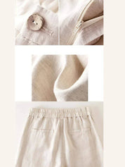 Wide Leg Linen Pants – High Waist – Effortless Summer Style 5