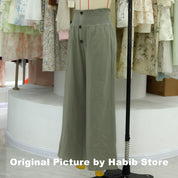 Wide Leg Trousers – Cotton Linen Blend – Casual Summer Style 3