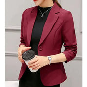 Women’s Blazer – Tailored Fit – Structured Silhouette – Single Button – Notched Lapel 7