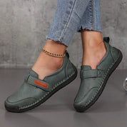 Women's Loafers Brown Size 8 Leather Casual Slip-On Moccasins 6