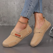 Women's Loafers Brown Size 8 Leather Casual Slip-On Moccasins 7