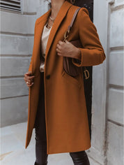 Women's Wool Long Coat - Elegant Winter Coat for Women 2