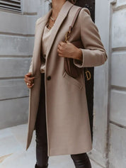 Women's Wool Long Coat - Elegant Winter Coat for Women 5