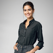 Button-Up Blouse – Relaxed Fit – Casual Everyday Style