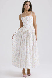 Maxi Dress – Delicate Floral Print – Romantic Summer Style