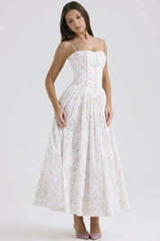 Maxi Dress – Delicate Floral Print – Romantic Summer Style