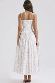 Maxi Dress – Delicate Floral Print – Romantic Summer Style