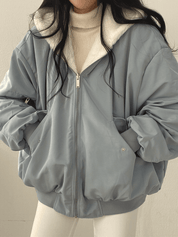 Faux Fur Jacket – Oversized Fit – Cozy Casual Winter Look