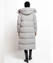 Puffer Coat – Longline Quilted Design – Winter Warmth Style
