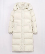 Puffer Coat – Longline Quilted Design – Winter Warmth Style