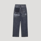 Straight Leg Jeans – Washed Denim – Minimal Everyday Style