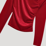 Velvet Top – One Shoulder – Elegant Party Style