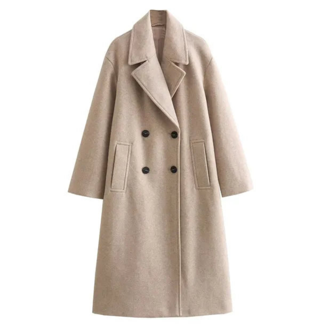 Wool Coat – Oversized Fit – Minimalist Winter Essential