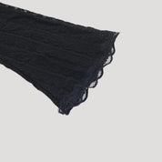 Lace Wrap Top – White Long Sleeve – Feminine Date Night Style