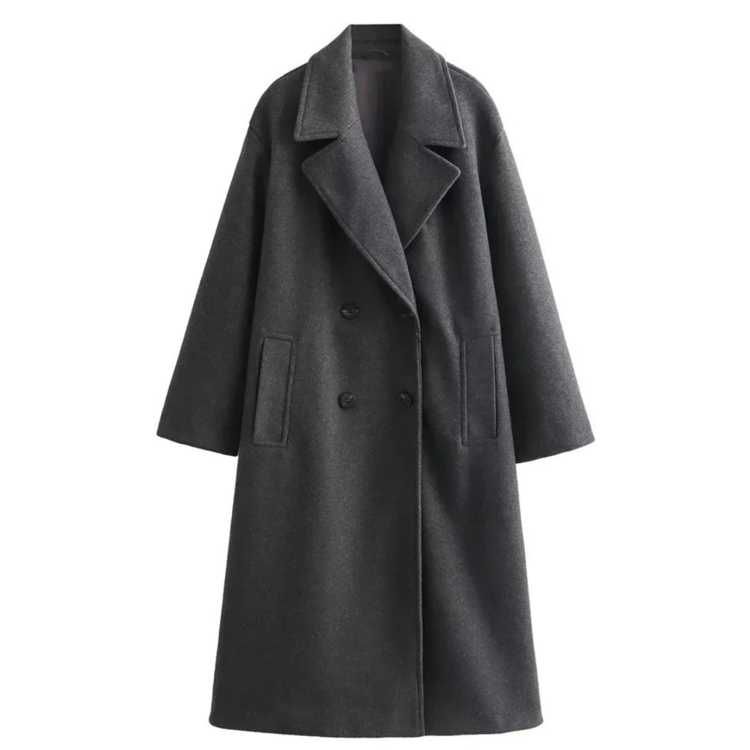Wool Coat – Oversized Fit – Minimalist Winter Essential