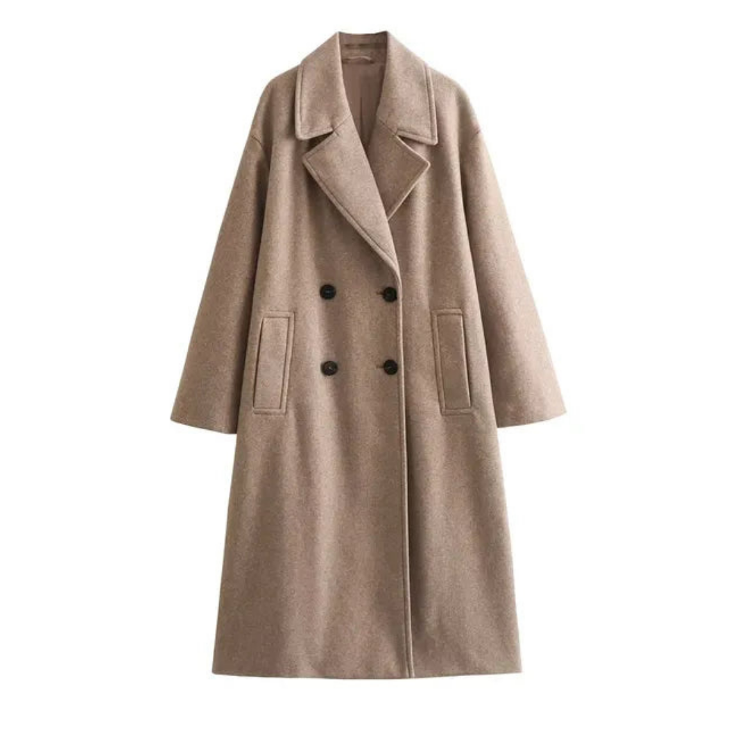 Wool Coat – Oversized Fit – Minimalist Winter Essential