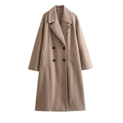 Wool Coat – Oversized Fit – Minimalist Winter Essential