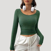 Long Sleeve Top – Slim Fit – Casual Everyday Style