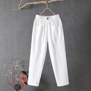 Relaxed Cotton Pants – Elastic Waist – Minimal Everyday Fit
