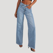 Wide Leg Jeans – High Waist – Effortless Street Style