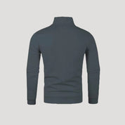 Men’s Ribbed Knit Sweater – Half Zip – Smart Casual Layer