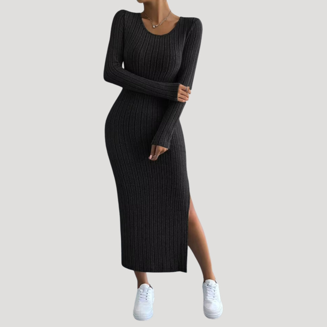 Long sleeve Midi Dress