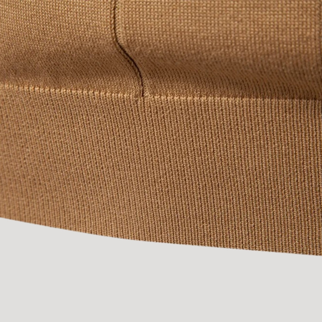 Men’s Knit Polo – Zip Collar – Smart Casual Staple