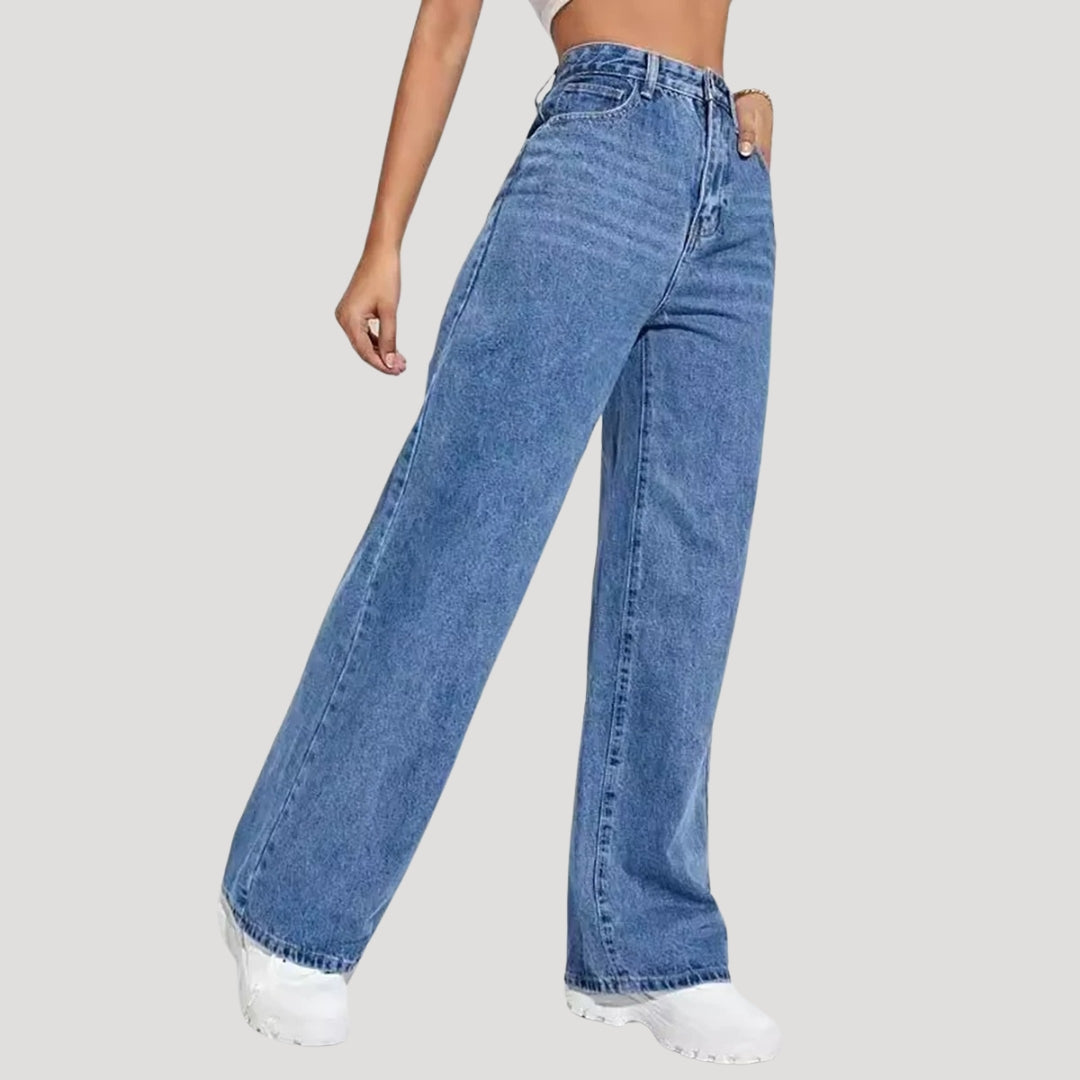 Wide Leg Jeans – High Waist Fit – Everyday Casual Style