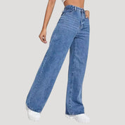 Wide Leg Jeans – High Waist Fit – Everyday Casual Style