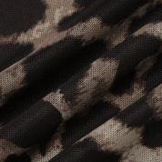 Off-Shoulder Top – Leopard Print Mesh – Bold Night Out Look