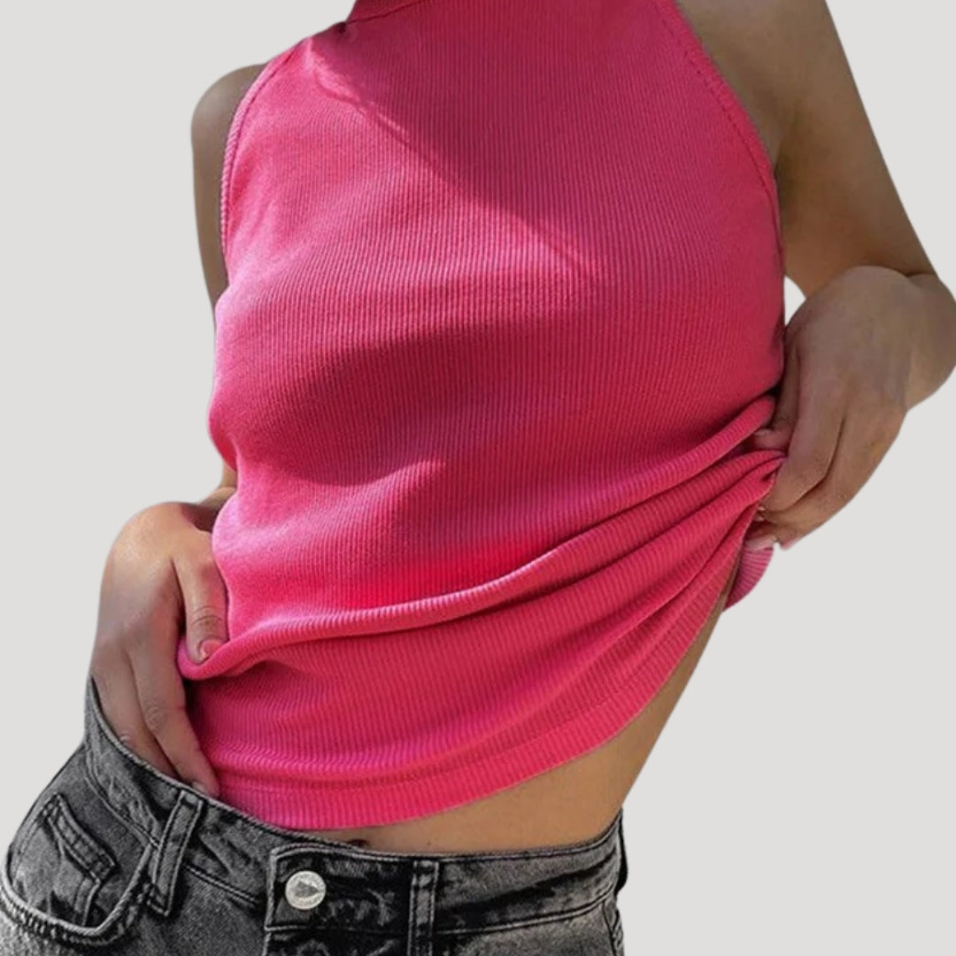 Ribbed Tank Top – Sleeveless Knit – Casual Everyday Style