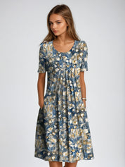 Floral Midi Dress – Relaxed Fit – Everyday Summer Style